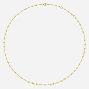 14k Solid Gold Twinkle Chain Necklace